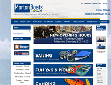 Tablet Screenshot of mortonboats.co.uk